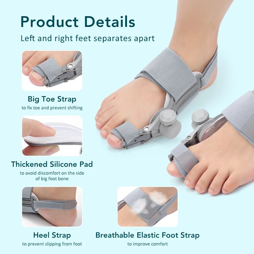 Bunion Fix Toe Valgus Corrector Adjustable Orthosis Women Men Splints