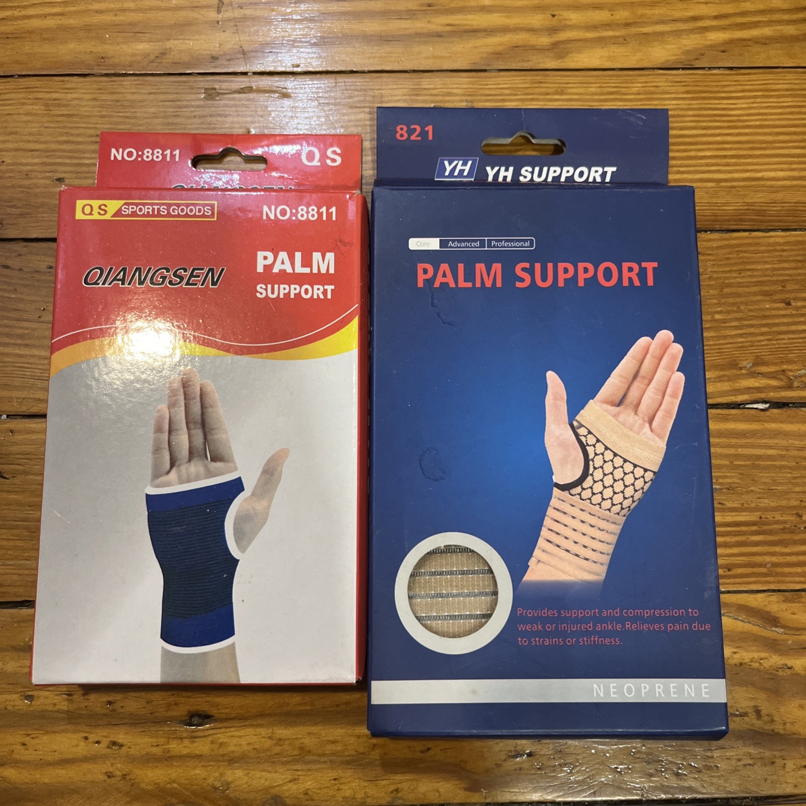 2X Support Palm Wrap Brace Sleeve Elastic Muscle Arthritis Sports Pain Relief
