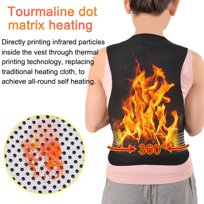 Magnetic Self Heating Belt Back Support Waist Brace Therapy Posture Corrector