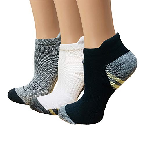 Copper Compression Socks Large-X-Large A4 – 3 Multicolour – No Show – 3 Pairs