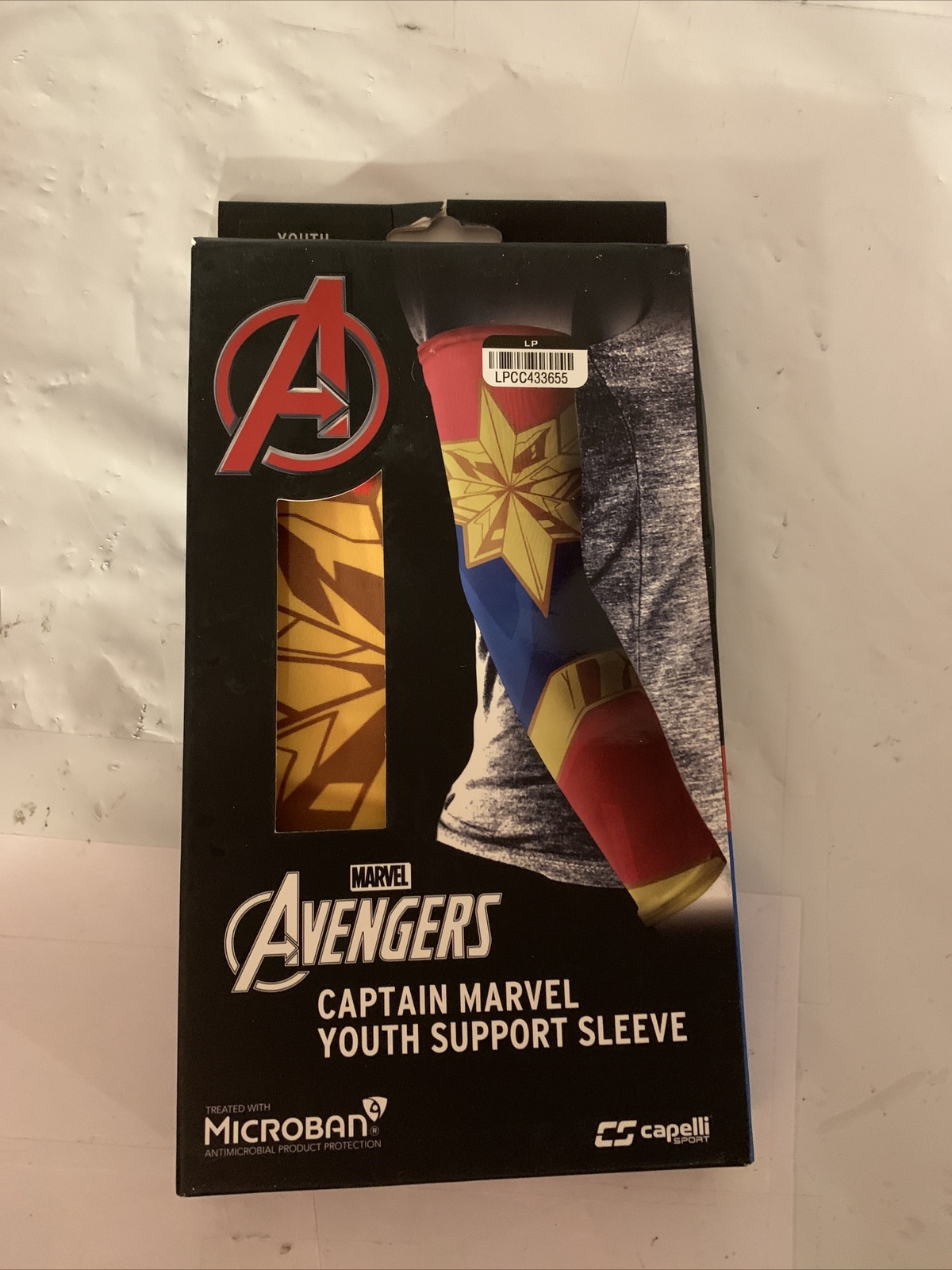 NEW Marvel Avengers Captain Marvel Youth Support Sleeve S/M Small / Medium