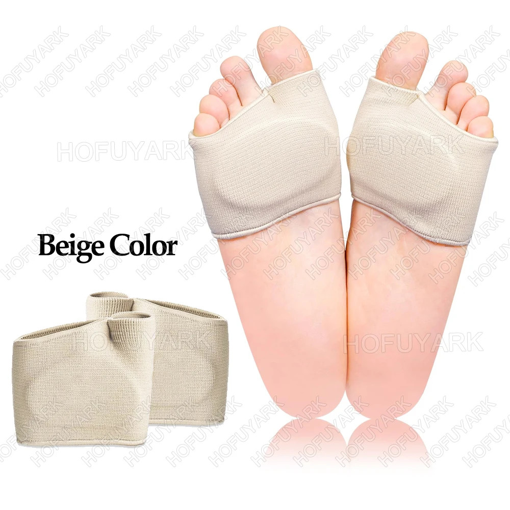 Silicone Metatarsal Shoe Pads for Men Forefoot Pain Relief Gel Insoles for Shoes