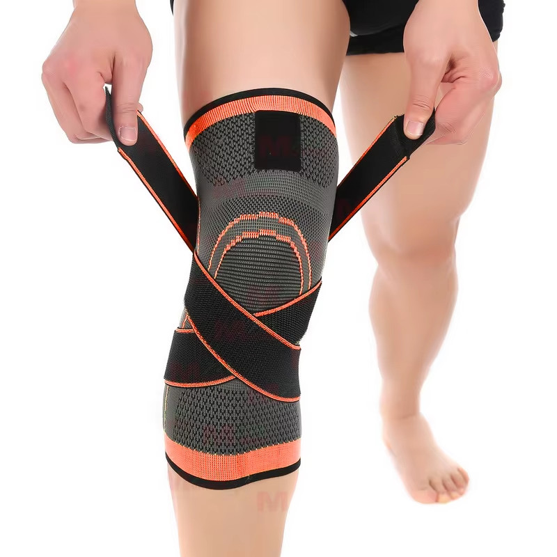 Sports Fitness Knee Pads Support Bandage Braces Elastic Nylon Sport Compression