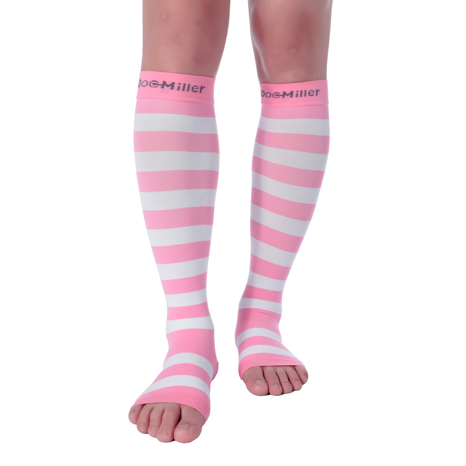 Doc Miller Open Toe Socks Compression Socks 15-20 mmHg Recovery Varicose Veins