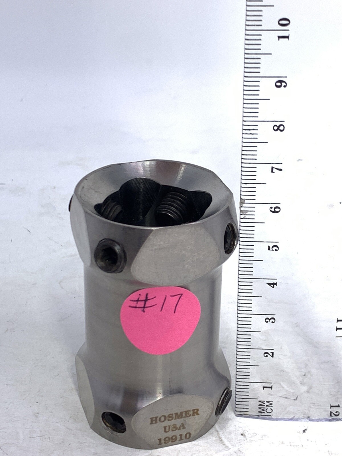 Hosmer prosthetic double end receiver adapter component part.