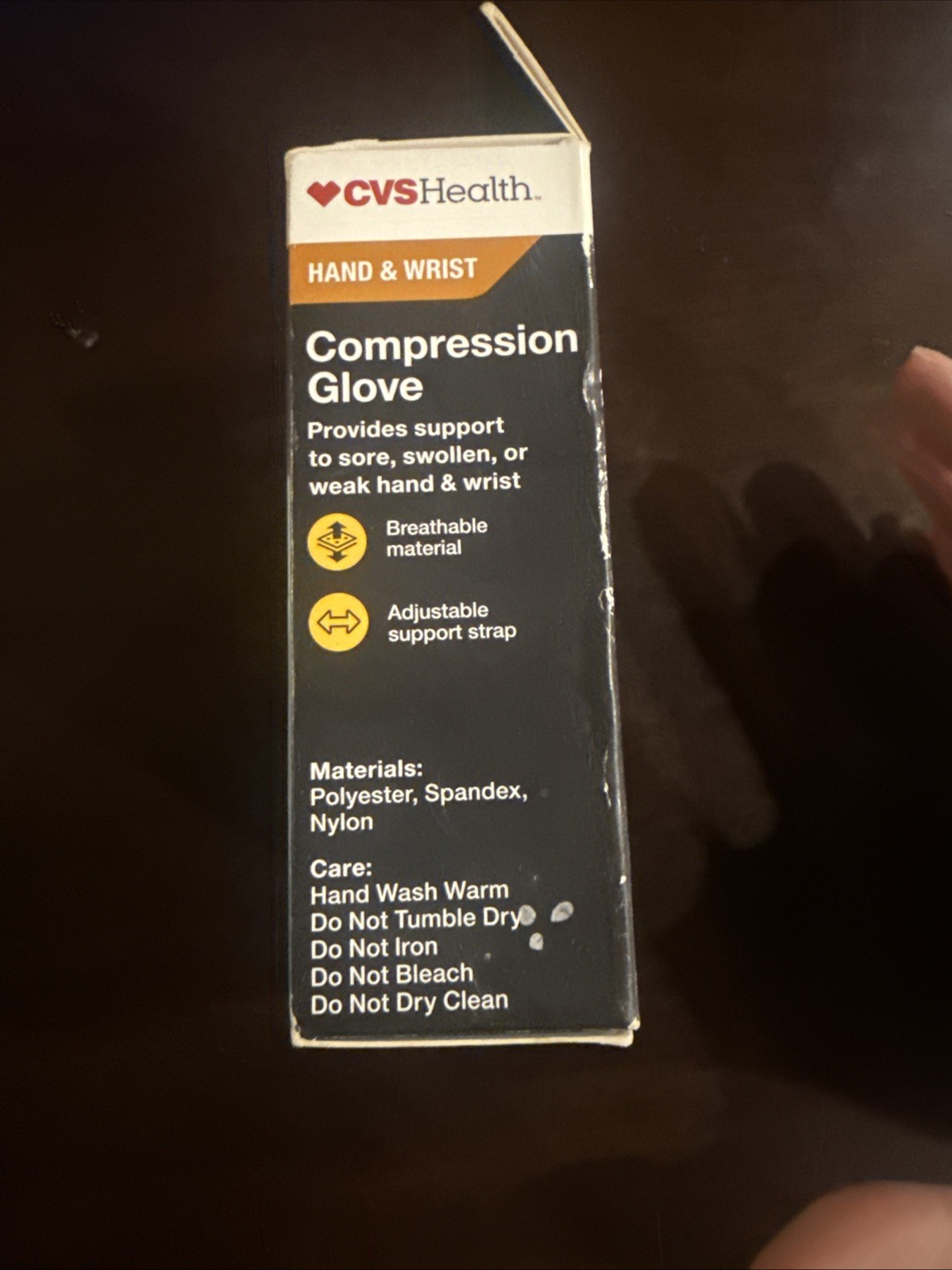 CVS Health Light Support Compression Glove, L/XL