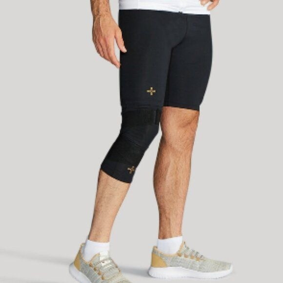 4 Tommie Copper Vitality Knee Sleeves Black Men’s Size Small