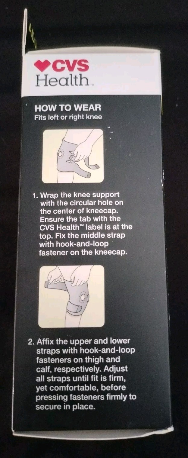 CVS Health Adjustable Performance Moderate Knee Support – NEW