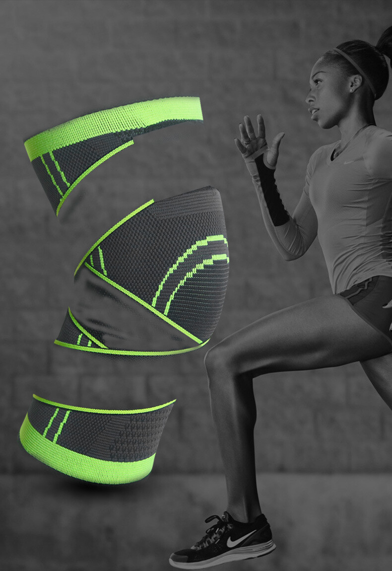 2 Knee Brace Sleeve Compression Support Sport Gym Joint Pain Arthritis Relief US