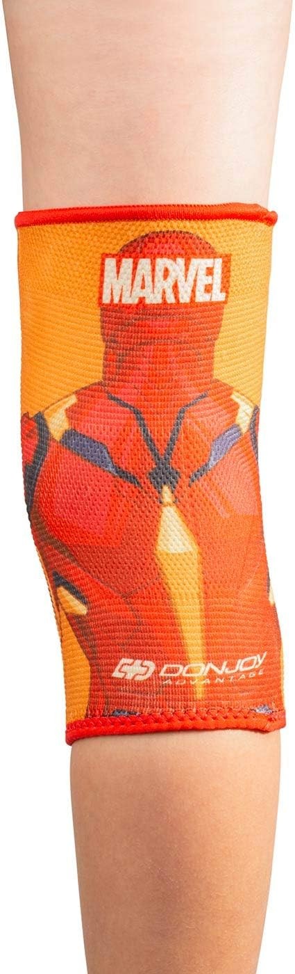 Marvels Iron Man Elastic Compression Knee Sleeve YOUTH