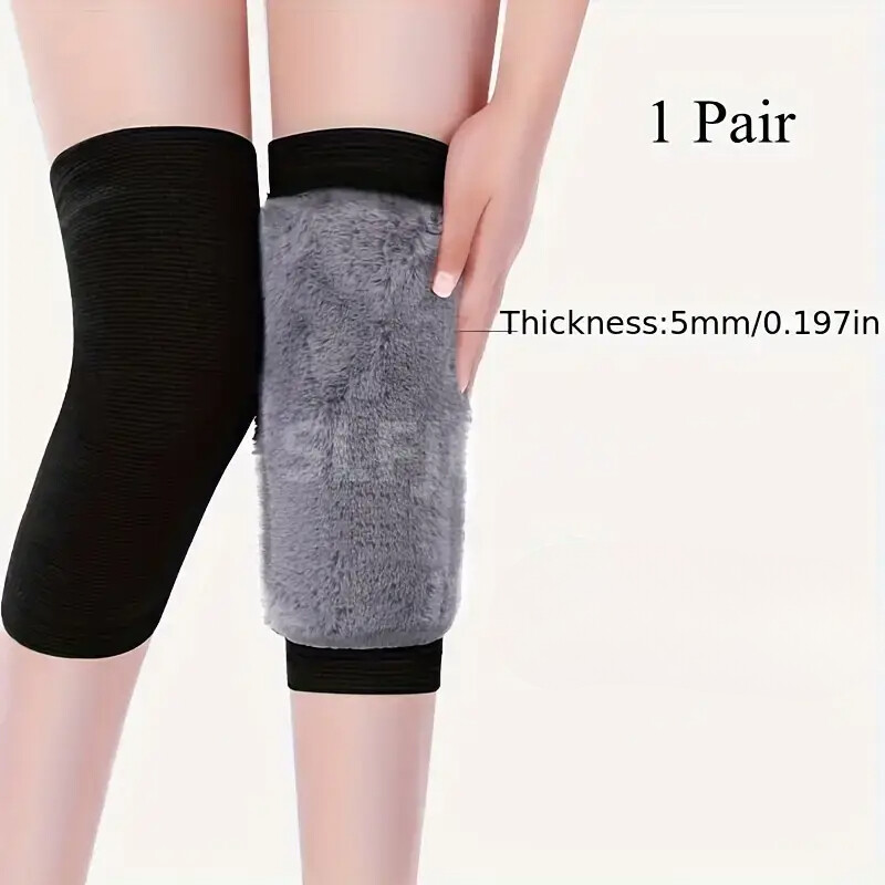 Women Men Elderly Winter Warm Knee Pads Cold Leg Arthritis Kneepad Knee Support