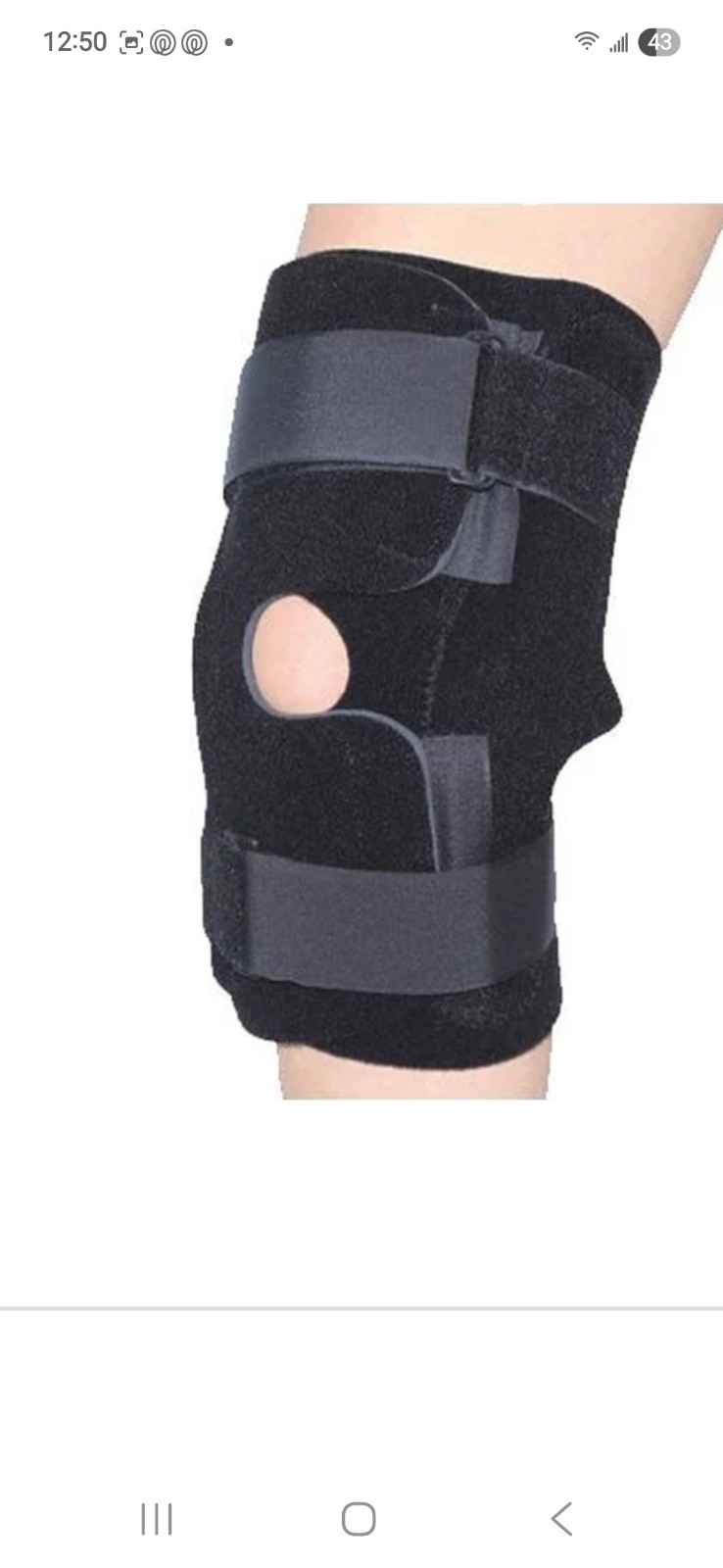 Comfortland – Ck-110X – Universal Maximum Hinged Knee Brace Wraparound