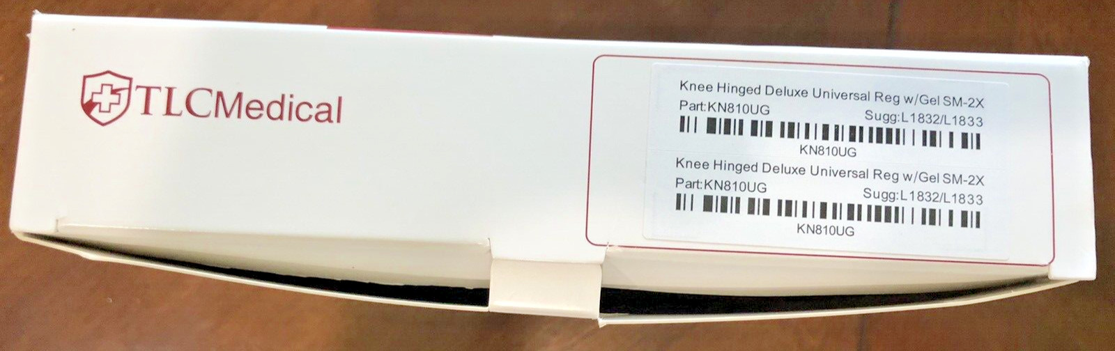 Knee Hinged Brace, Deluxe Universal, Regular with Gel – (KN810GU) SM-2X