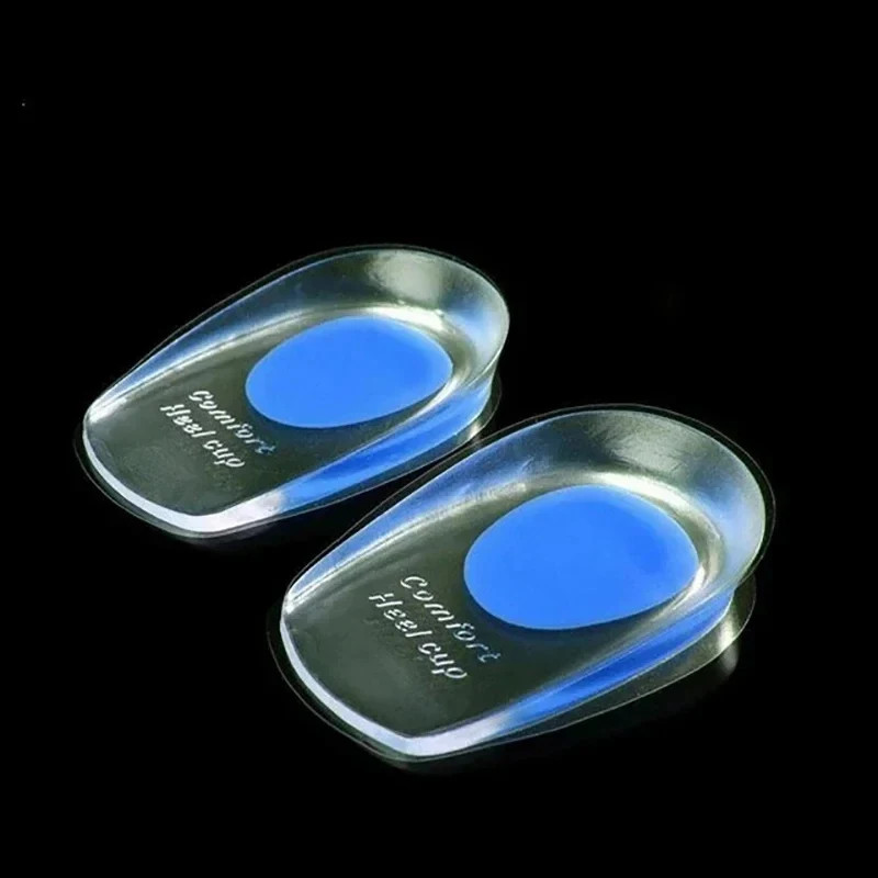 1Pair Spurs Pain Foot Shoe Insoles Silicone Gel Orthopedic Insole for Feet