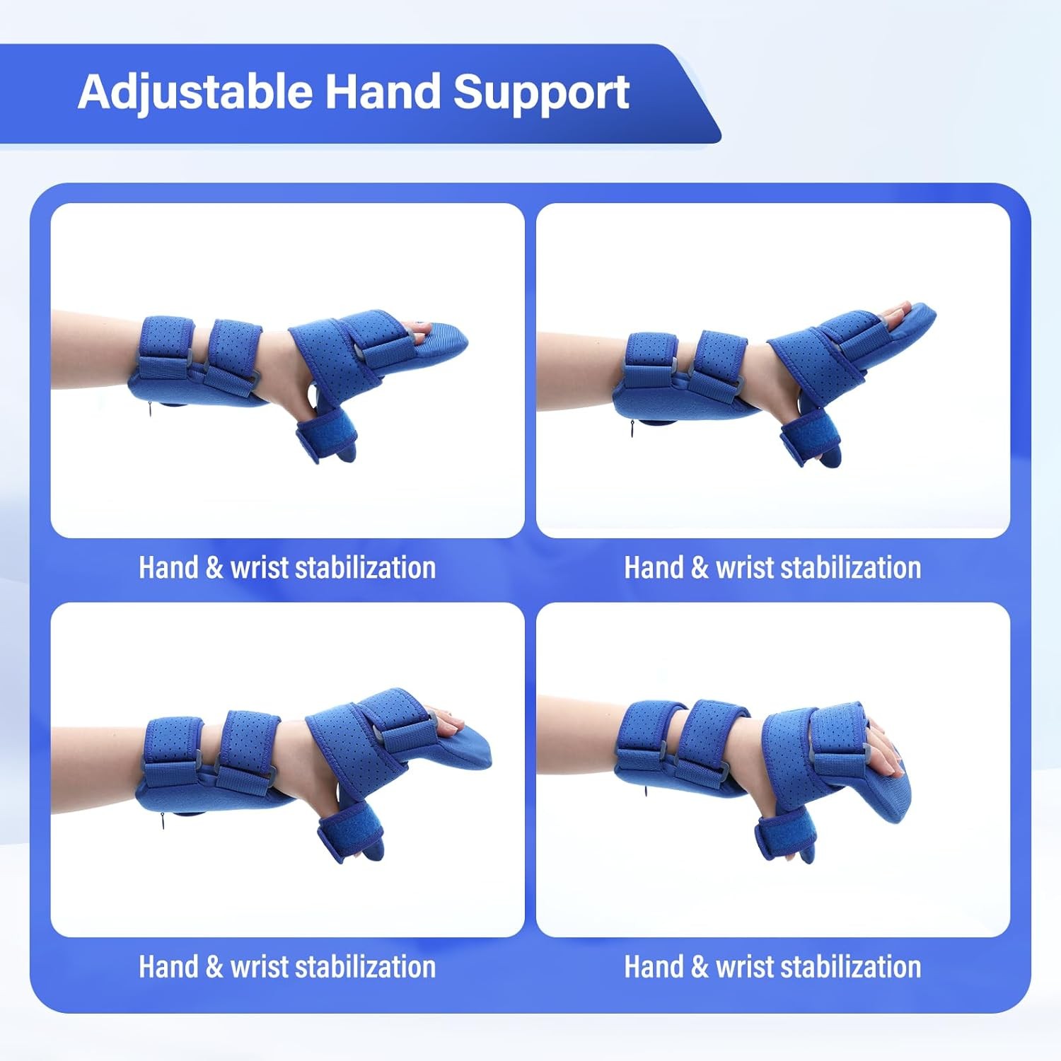Hand Splint for Stroke Recovery Resting Hand Therapy Equipment with Fingers