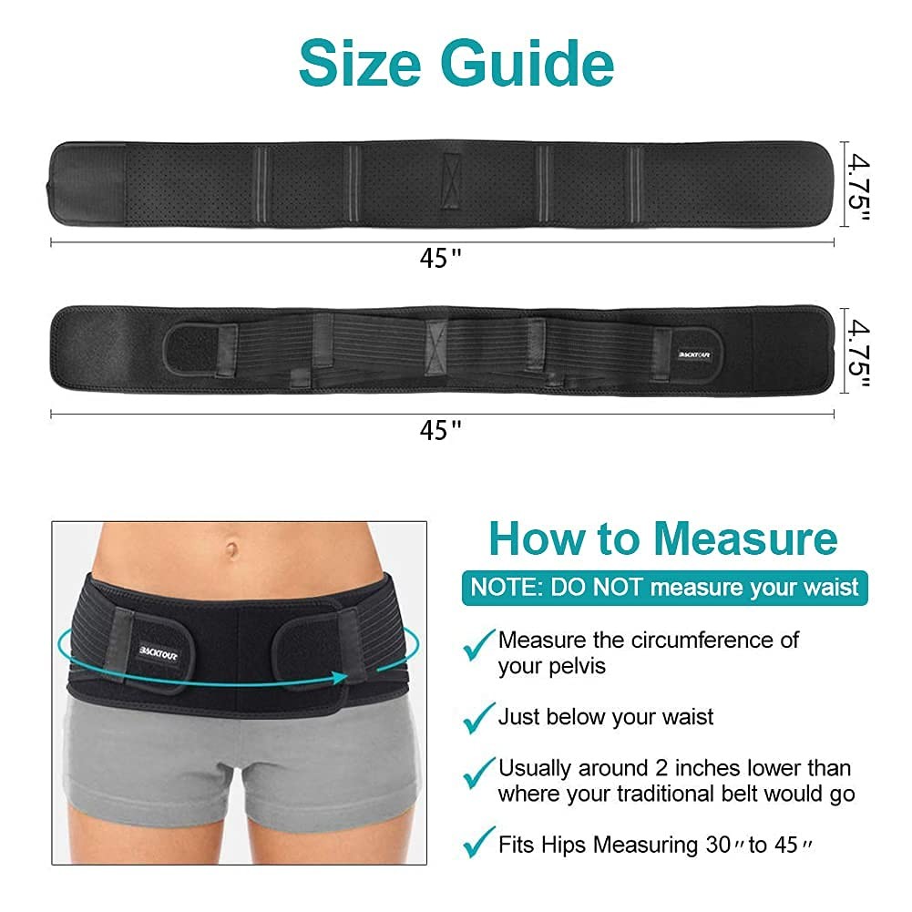 Si Belt Sacroiliac Belt for Women and Men That Alleviate Sciatic, Pelvic,Lowe…