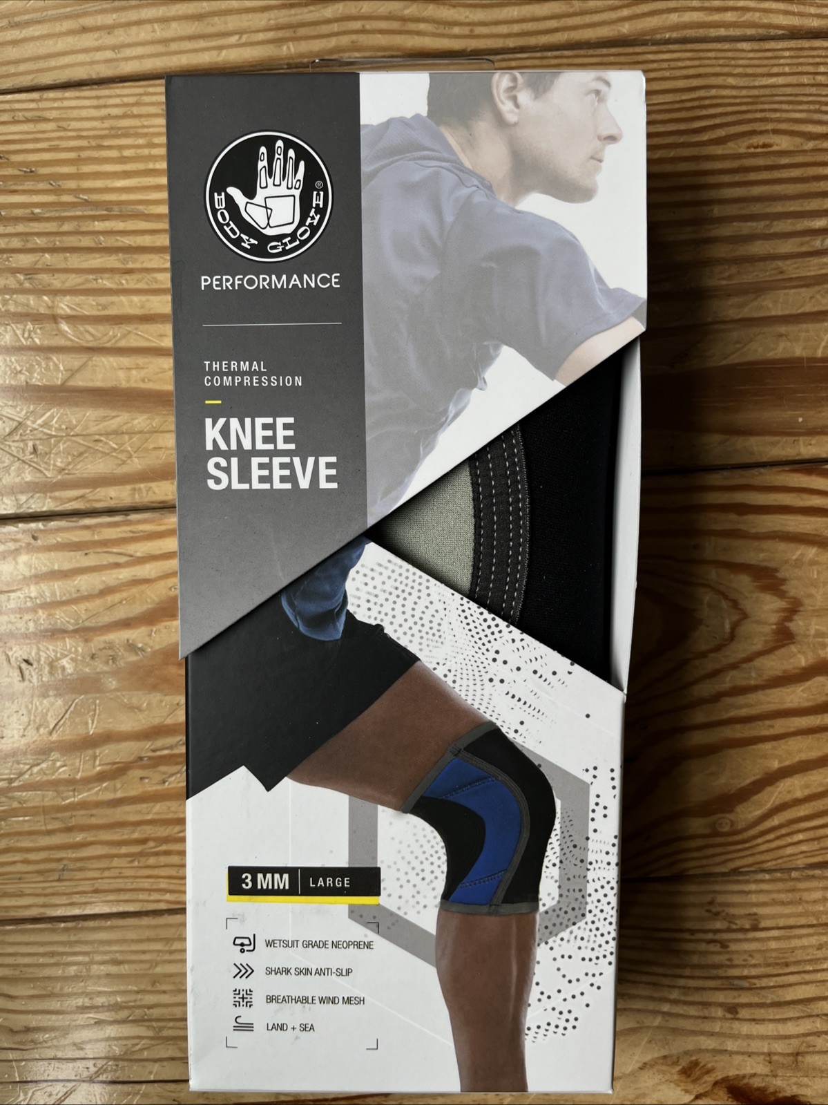 Body Glove Performance Thermal Compression Knee Sleeve – Choose Size & Color