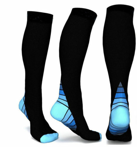 Copper Compression Socks Foot Sleeve Stockings Travel Running Vein Anti Fatigue