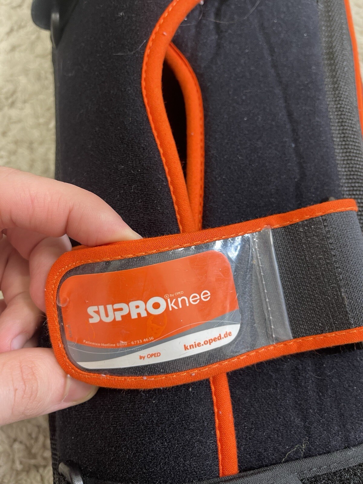 SUPROknee Knee Panel Splint Oped 20° 50CM Rail Immobilization Medical Sz Small