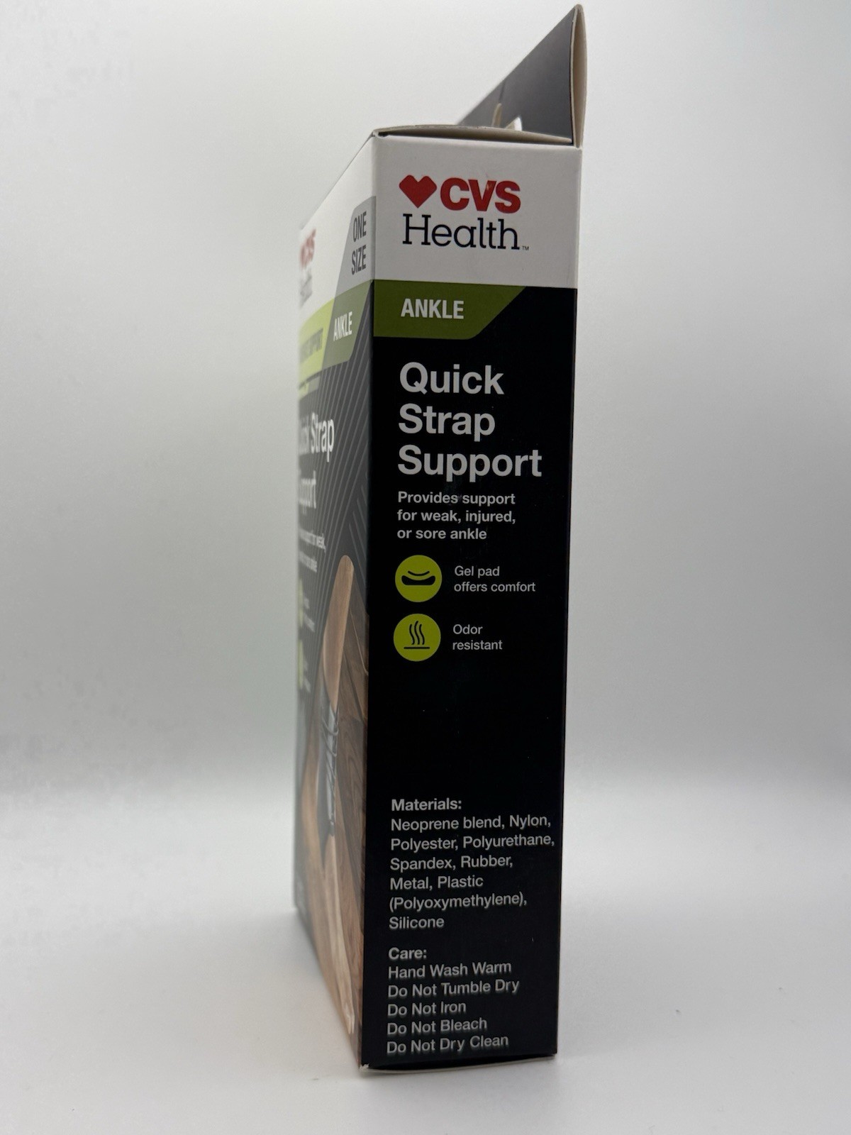 CVS Health Moderate Support Ankle Quick Strap Support One Size New Brace Wrap
