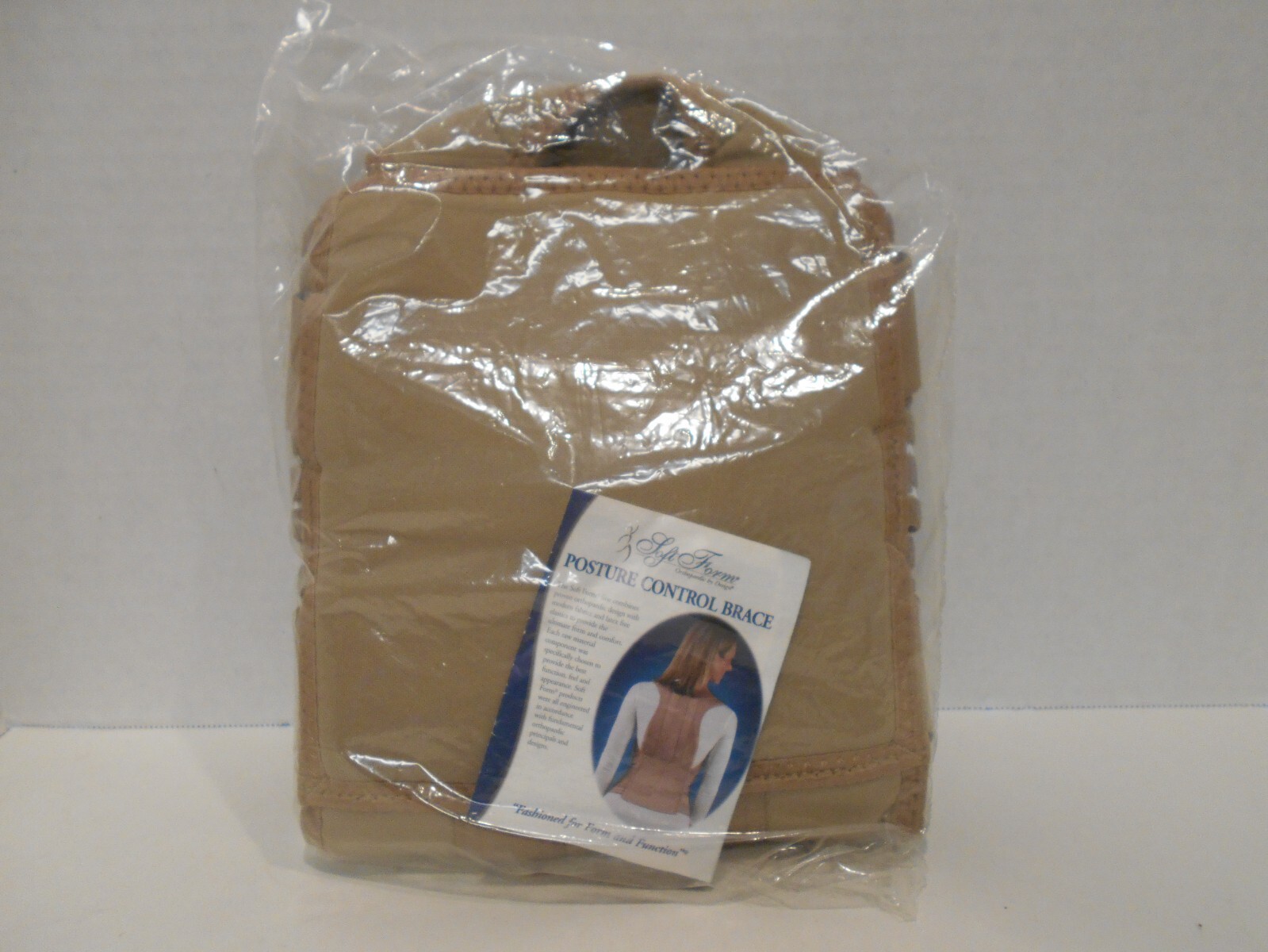 FLA ORTHOPEDICS Posture Control Brace – Beige – Size L – For Men & Women