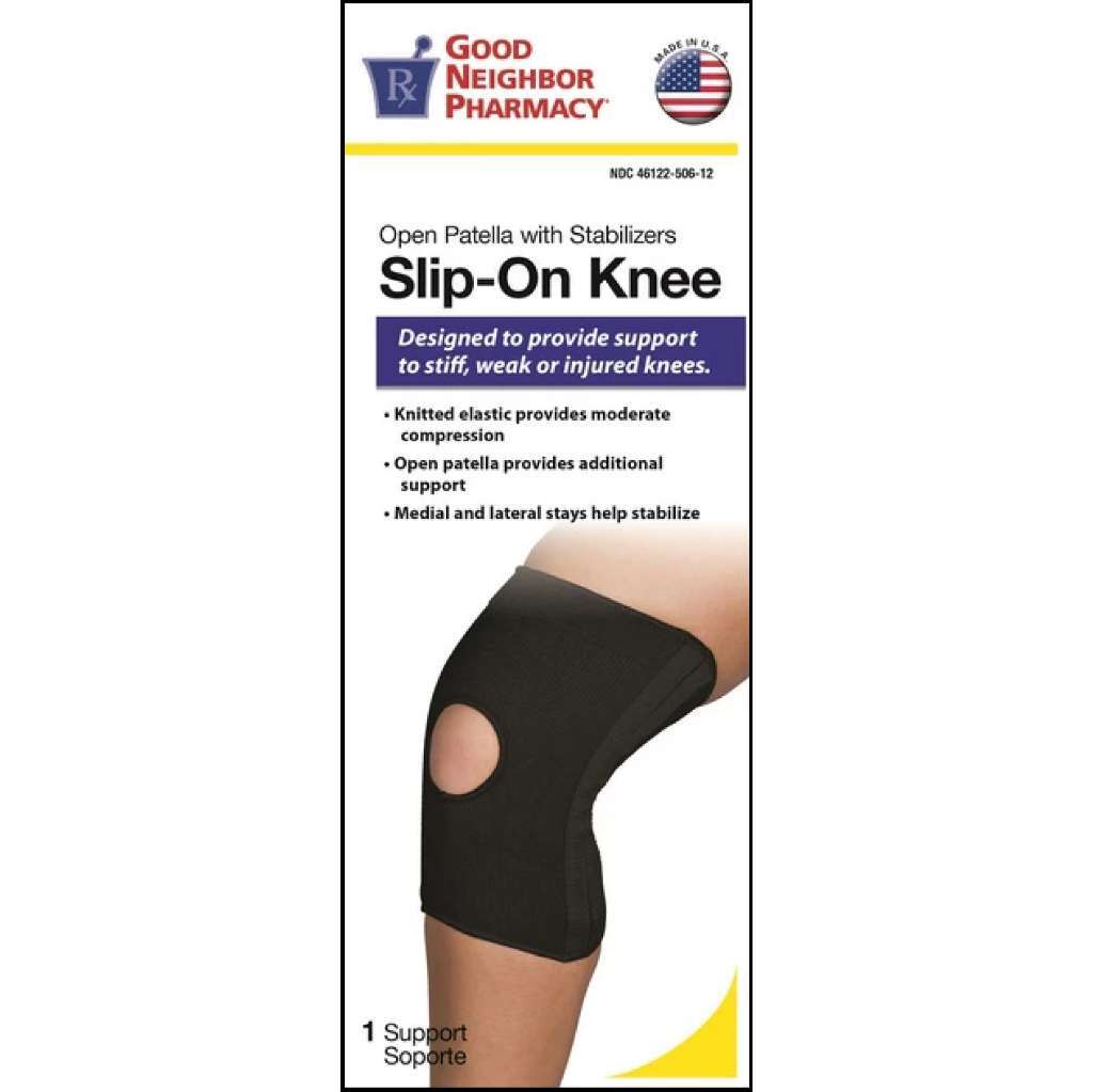 GNP Open Patella w/Side Stabilizers Slip-On Knee Brace Small