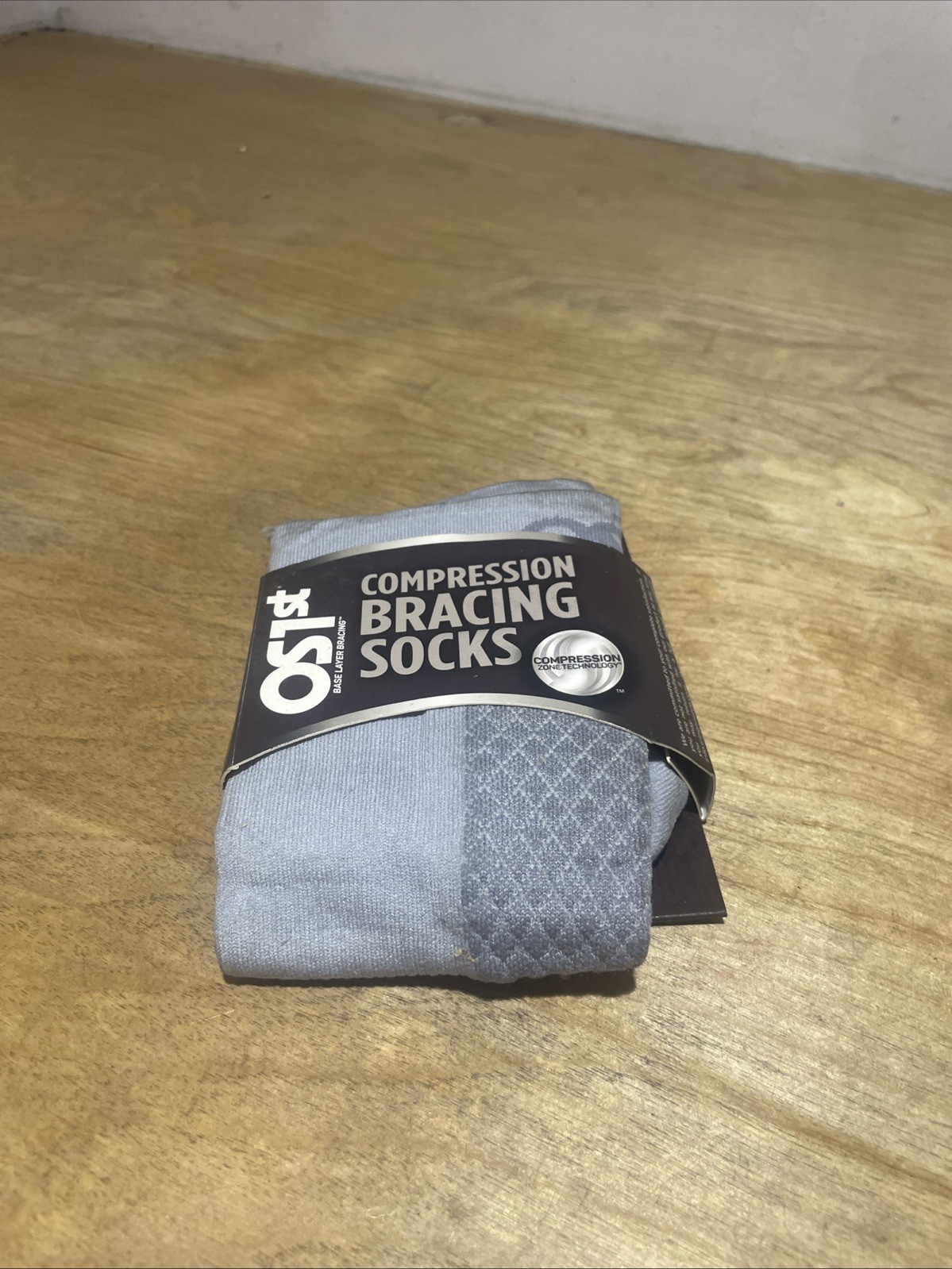 OS1st FS4 Compression Socks – Gray, Size Small