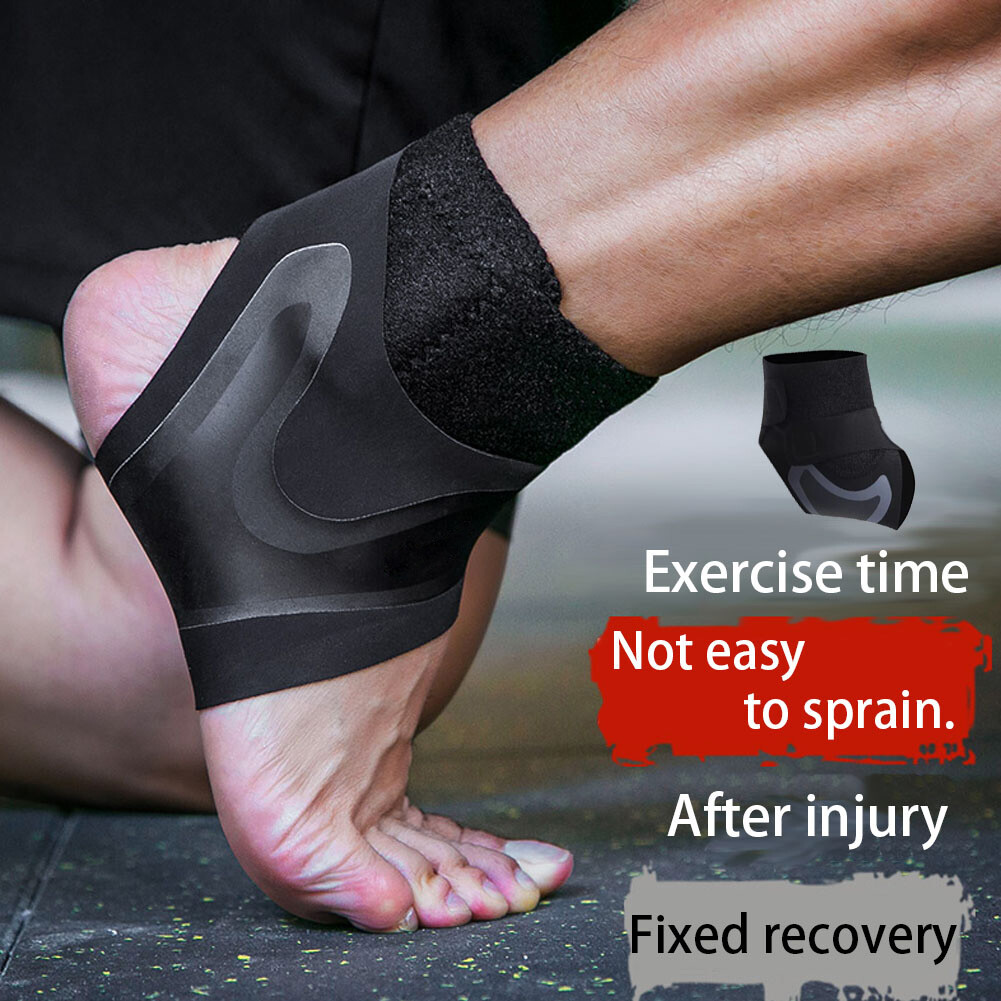 Ankle Brace Compression Support Sleeve Swelling Achilles Tendon Joint Pain Strap