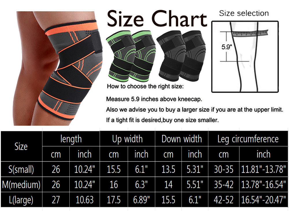 Knee Sleeve Compression Sleeve Brace Support Sports Joint Pain Arthritis leg US