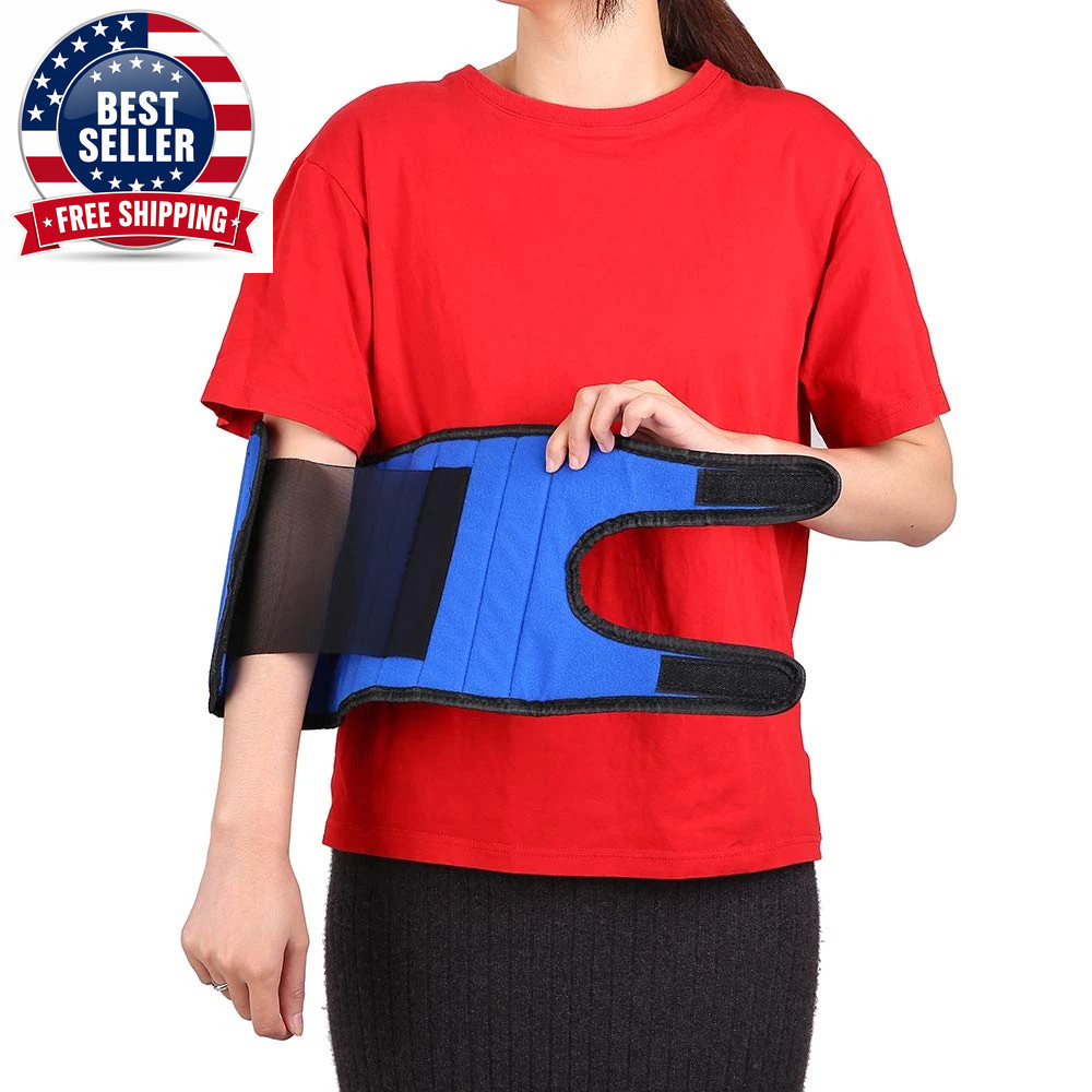 1PC Adjustable Adult Cubital Tunnel Brace Elbow Immobilizer Support Splint — Sl