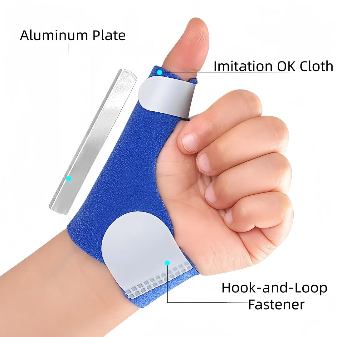 Thumb Support Brace Adjustable Fixation Strap Compression Sleeve