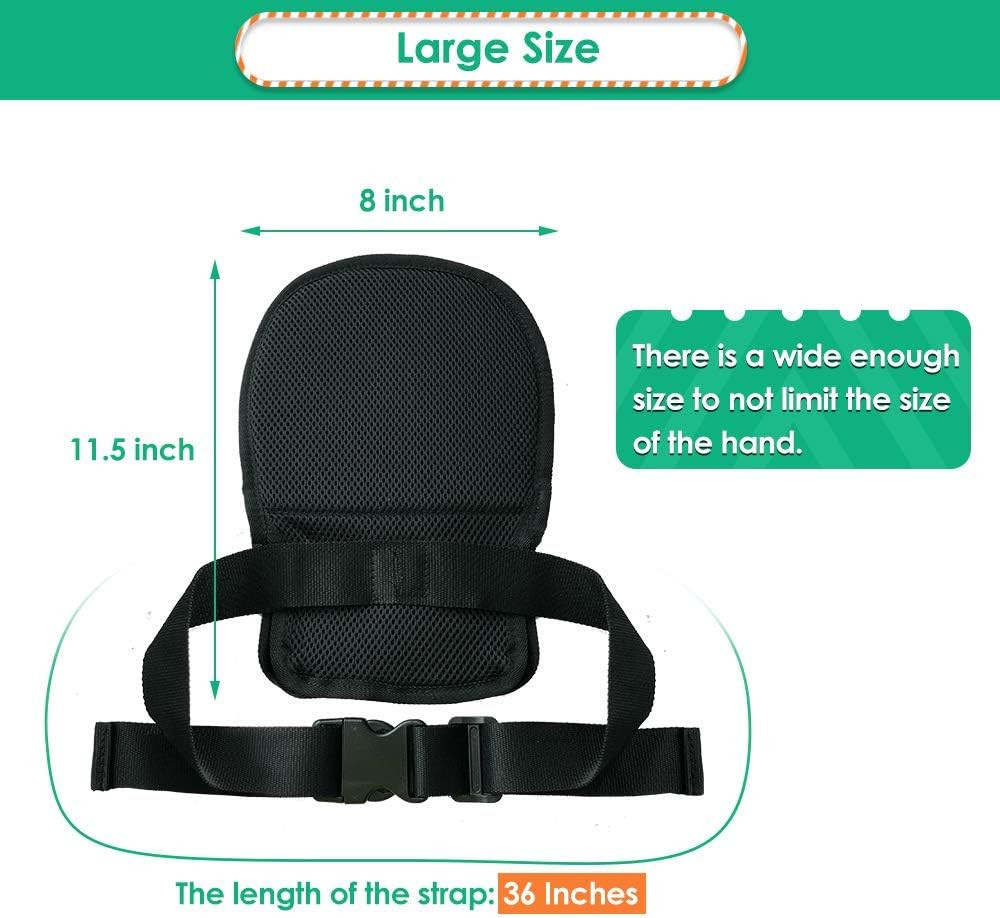 Bed Restraints Dementia Gloves Safety Hand Control Mitts Medical Bondage Locking