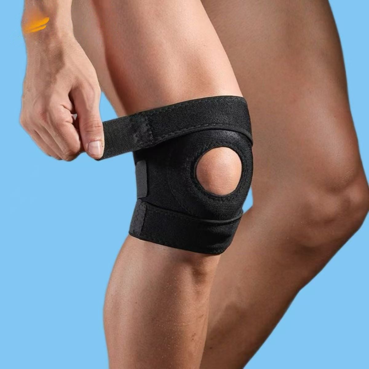 Silicone Patella Mountaineering Knee Brace