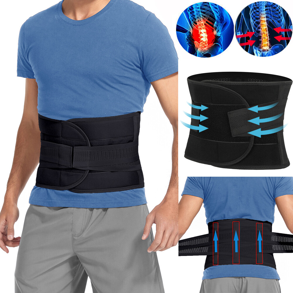 Adjustable Lumbar Support Lower Waist Back Belt Brace Pain Relief Men and Women
