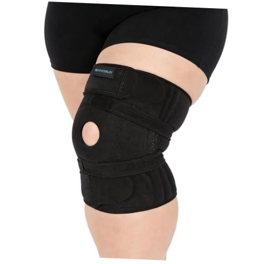 Knee Brace for Plus Size Men & Women (XL/2XL/3XL) – Extended Adjustable