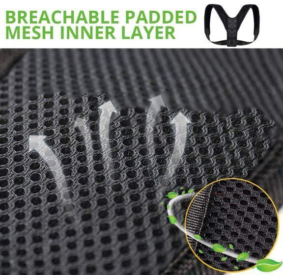 NEW Adjustable Posture Corrector Back Brace Straightener Lumbar Support