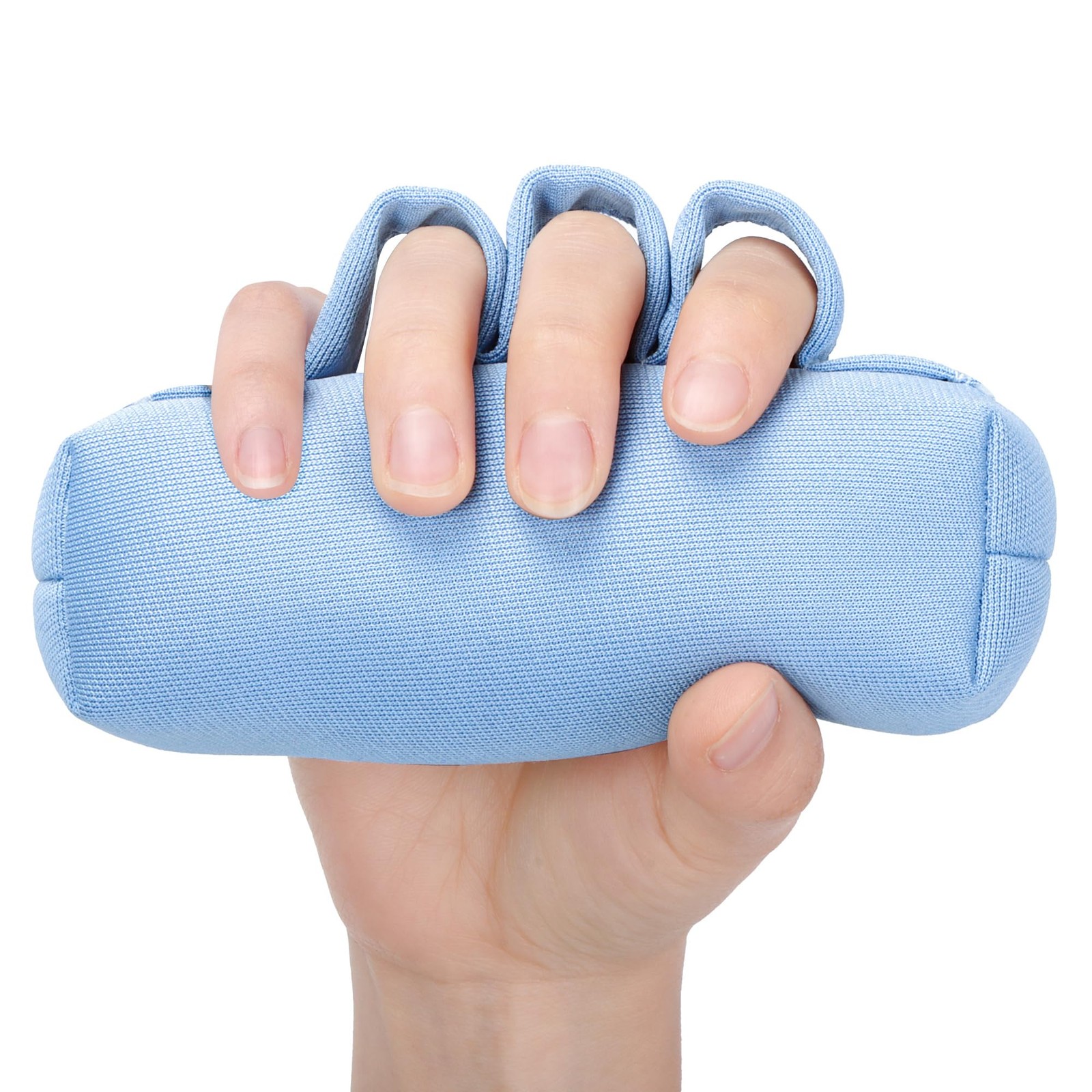 NIdreamCE Palm Protector for Hand Contracture with Separators, Grip Blue