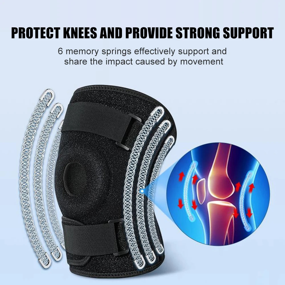 XL-8XL Knee Brace Adjustable Compression Support for Sports Joint Pain Arthritis