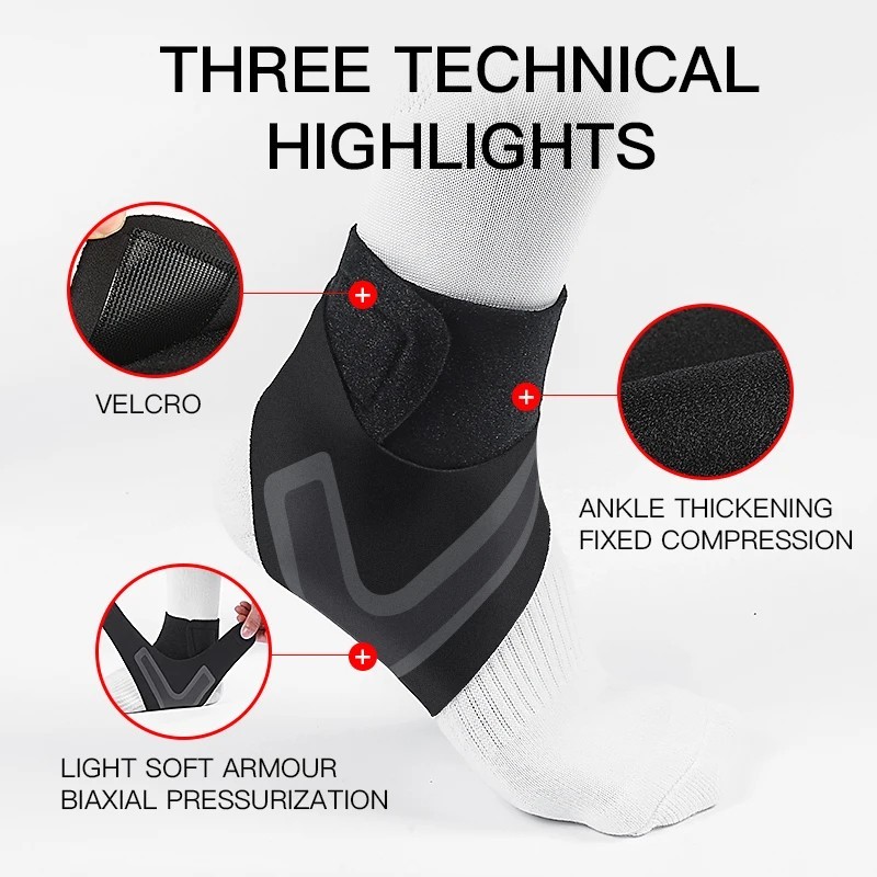 Ankle Brace Support Compression Sleeve Plantar Fasciitis Pain Relief Foot Wrap