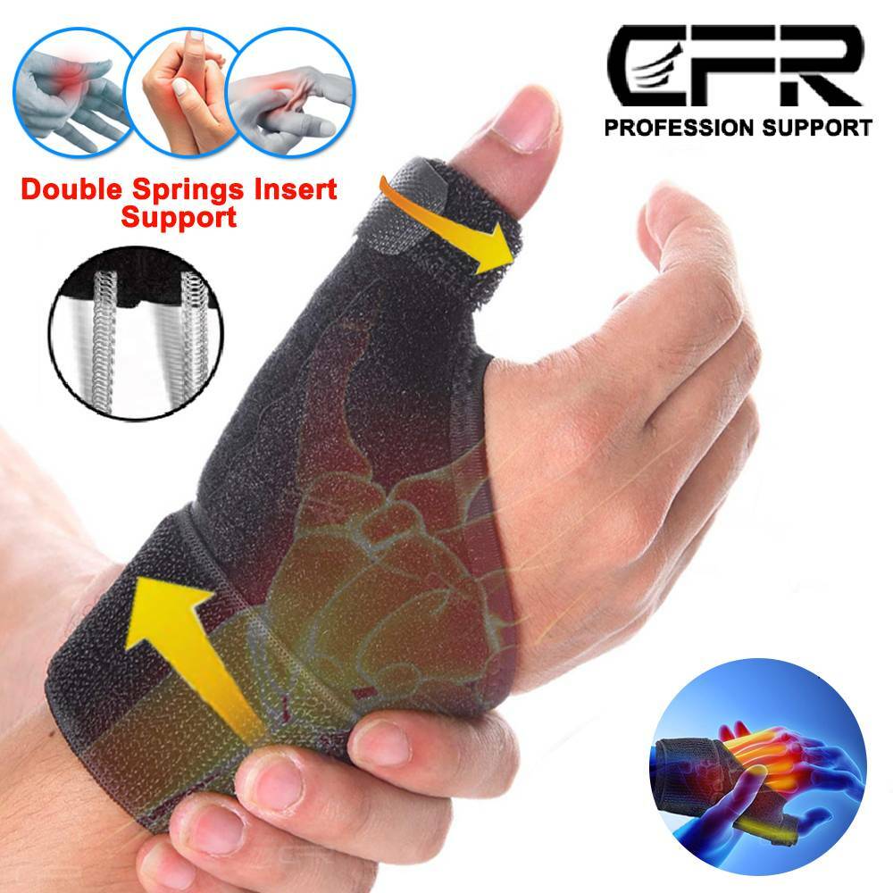 Thumb Wrist Hand Brace Carpal Tunnel Support Splint Fit Arthritis Sprain Pain DS