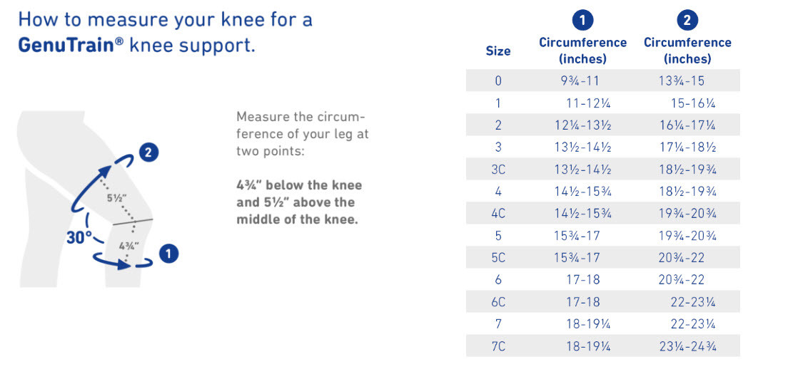 Bauerfeind GenuTrain Size 2 Knee Joint Brace Patella Support ACL MCL Meniscus