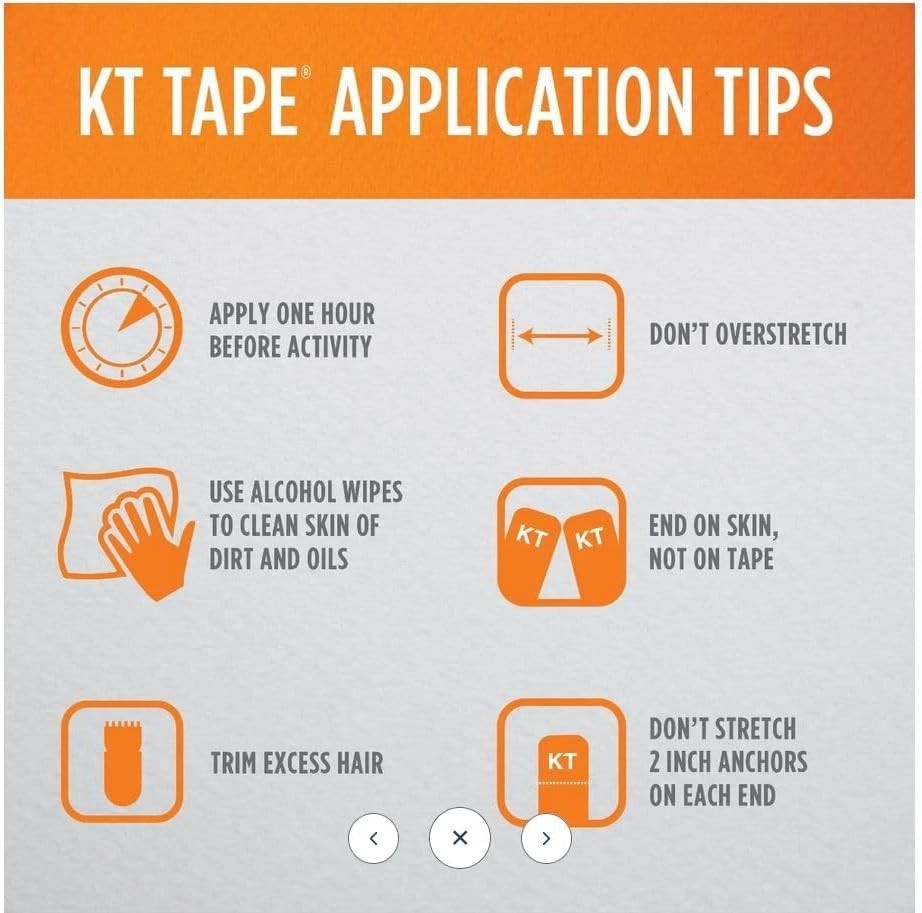 Beige Elastic Athletic Kinesiology Tape – 20 Precut Strips for Enhanced Mobility