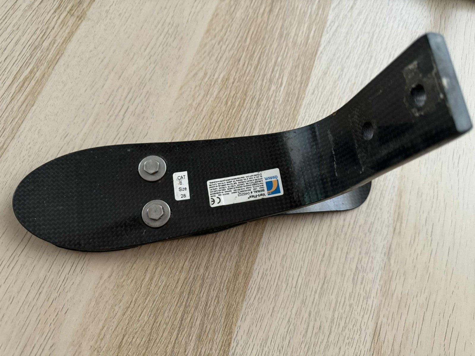 OSSUR VARI-FLEX PROSTHETIC FOOT SIZE 28 / CAT 6