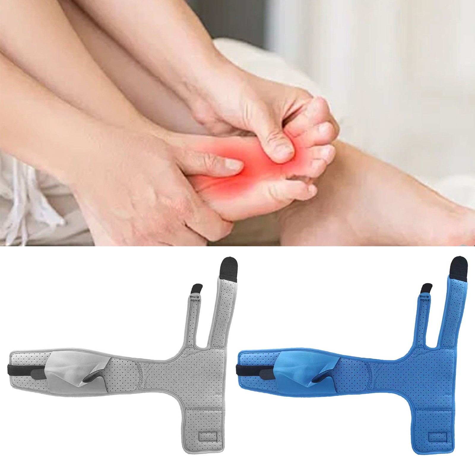 Plantar Fasciitis Night Splint Drop Foot Pain Relief Ankle Brace Support Strap