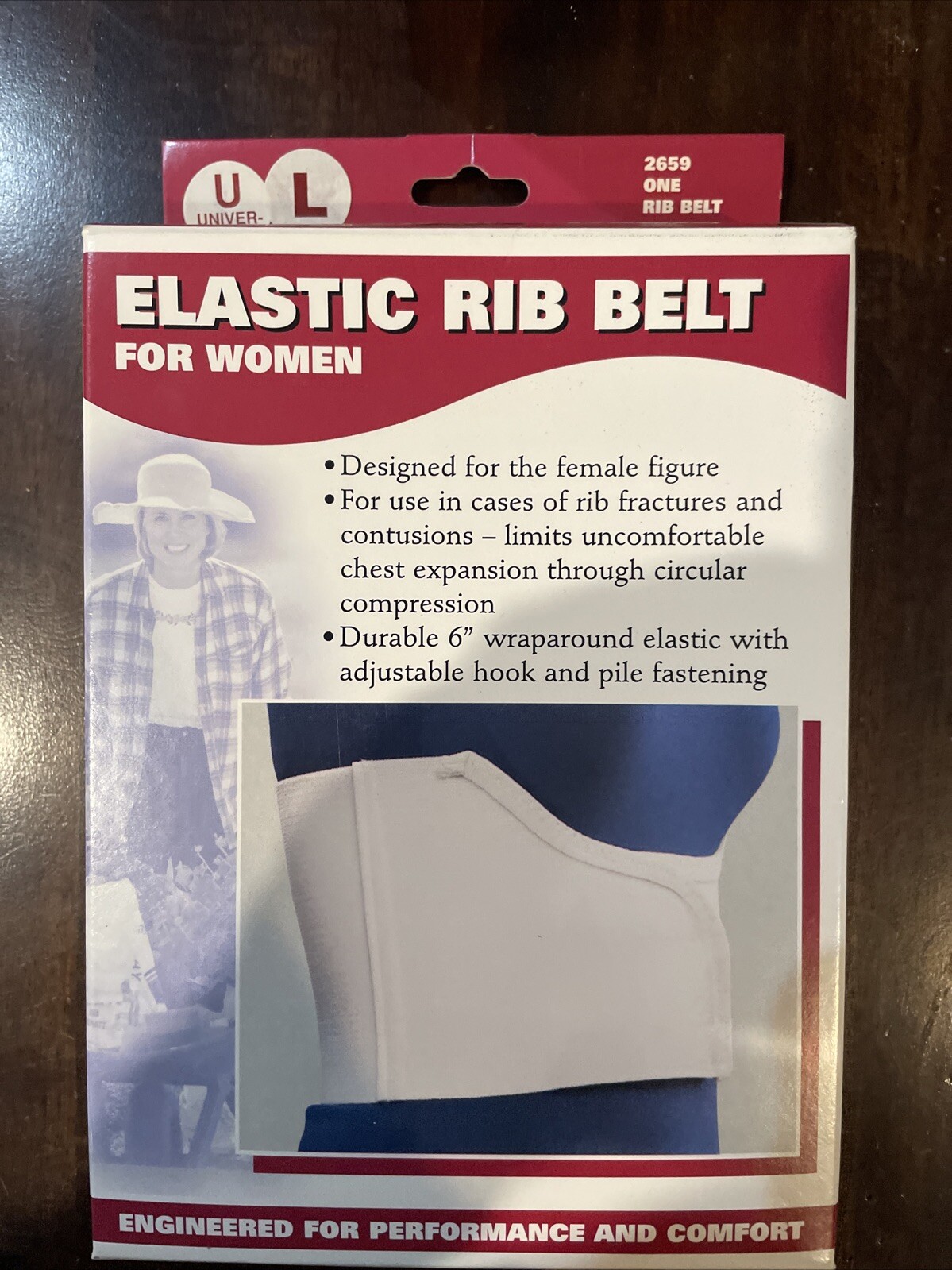 OTC Women’s Elastic Rib Belt 2659 Universal Large NEW