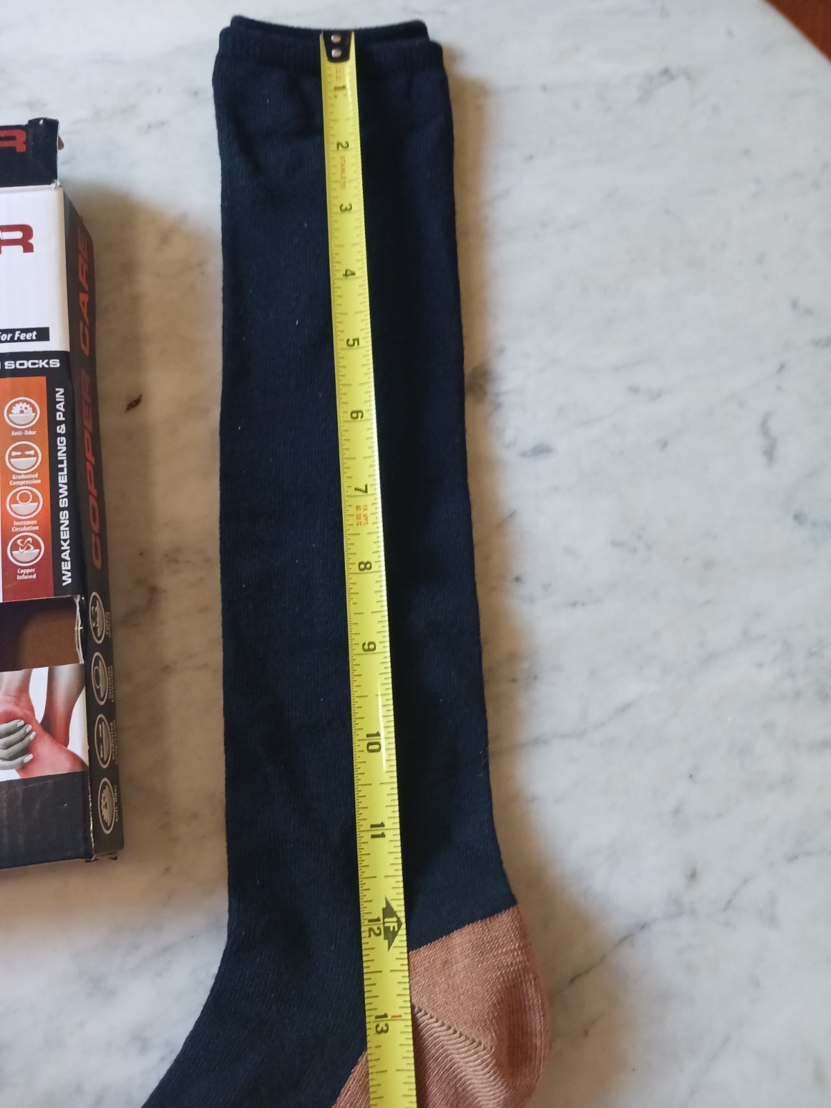 Copper Care Unisex Adult COMPRESSION SOCKS Soothes Aches & Pains Men Women