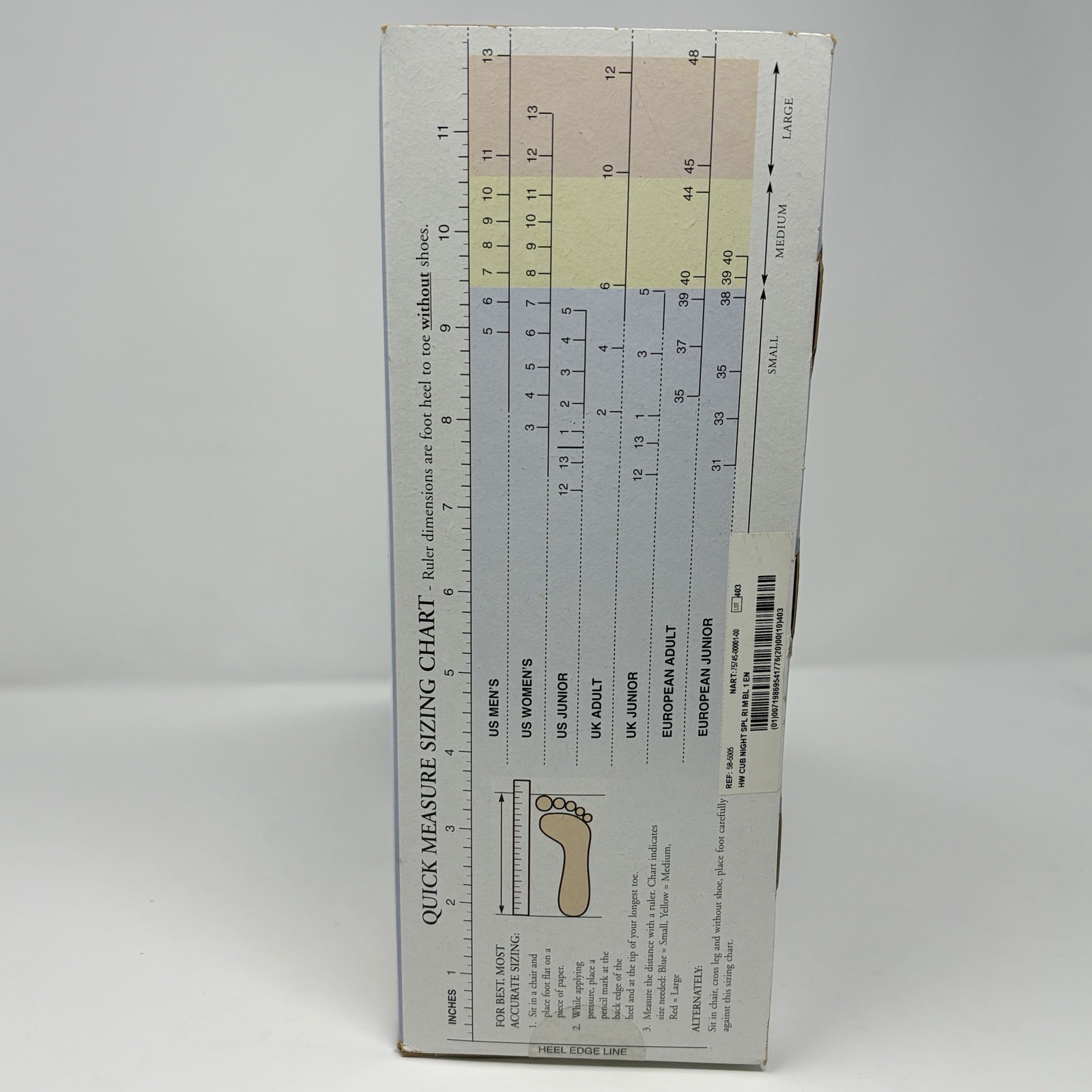 Healwell Cub Plantar Fasciitis Night Splint M, Right / Women 6-11 ½ / men 7-11½