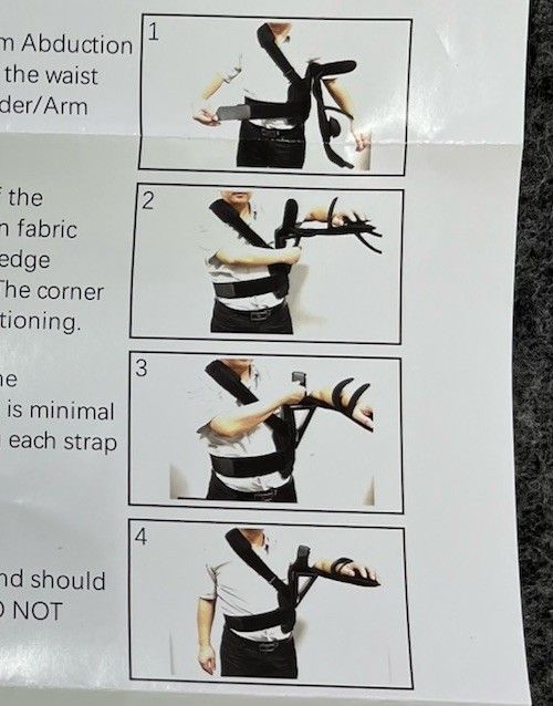 Paradigm Bracing Matrix-60 Shoulder Arm Abduction Brace Immobilizer Universal