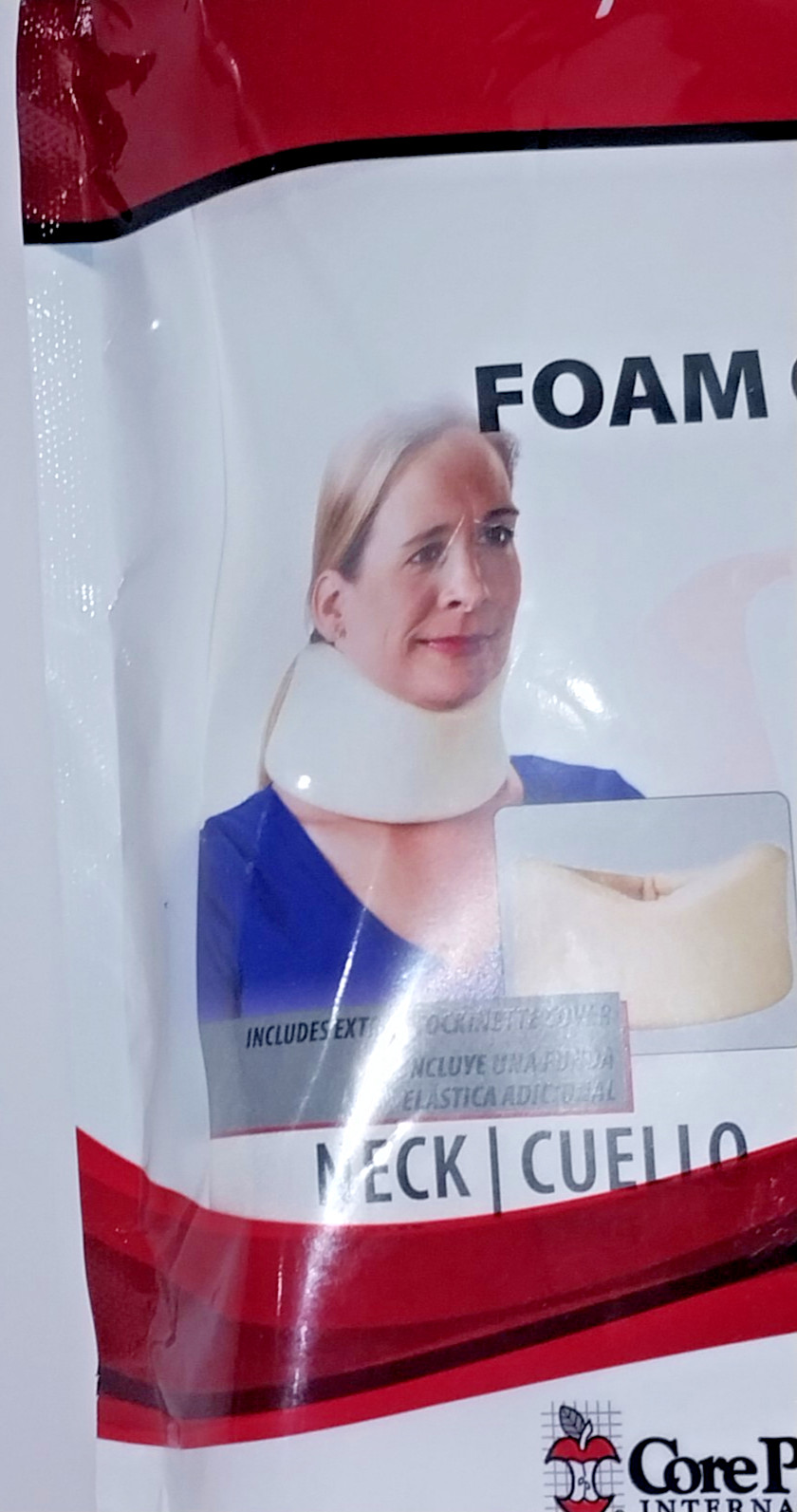 New 3″ Foam Cervical Collar by Core Products, Beige Neck Support #CLR-6220-030