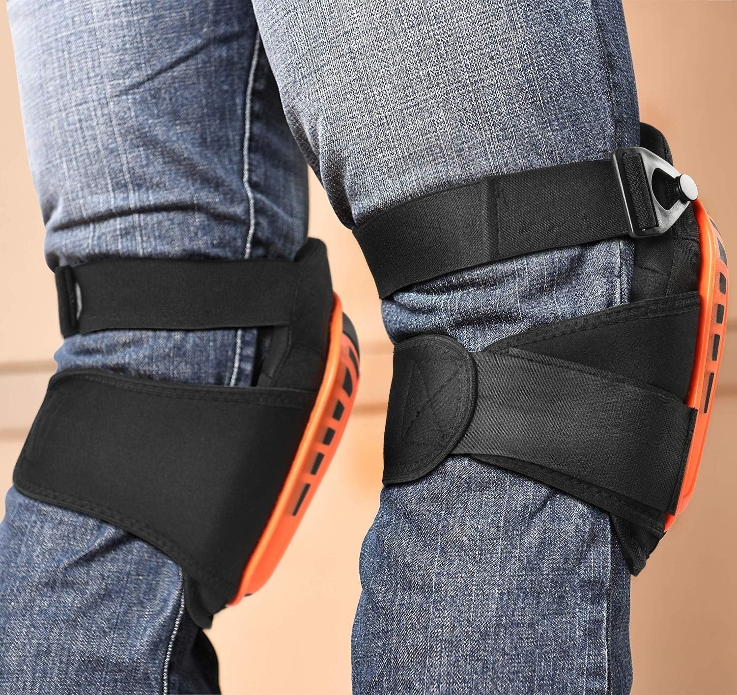 Rodilleras Para Hombre Rodilleras De Construcción Para Trabajo Servicio Pesado.